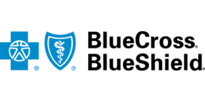 BlueCross BlueShield insurance logo, one of the health plans accepted for addiction and mental health treatment
