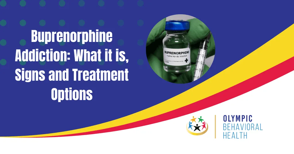 Featured image titled Buprenorphine Addiction: What it is, Signs and Treatment Options with a buprenorphine vial