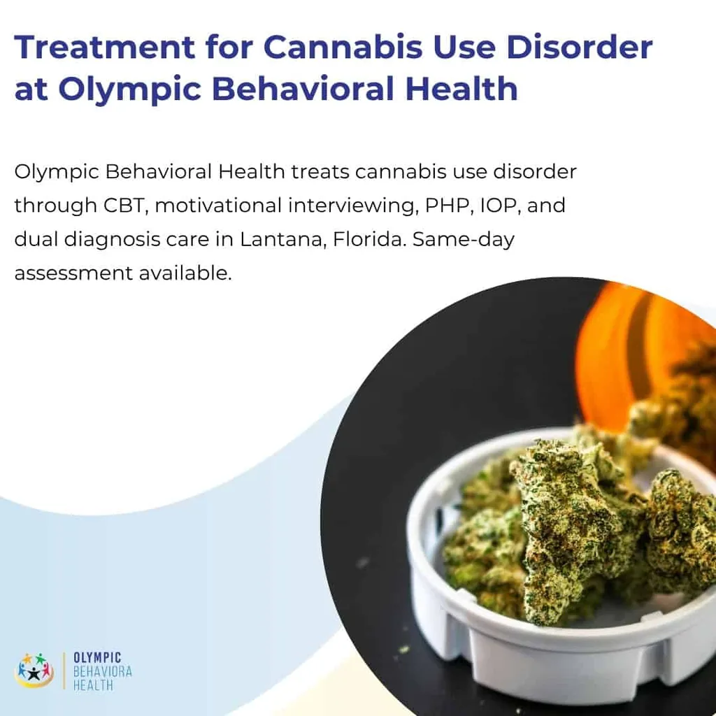 Treatment for Cannabis Use Disorder at Olympic Behavioral Health: CBT, motivational interviewing, PHP and IOP