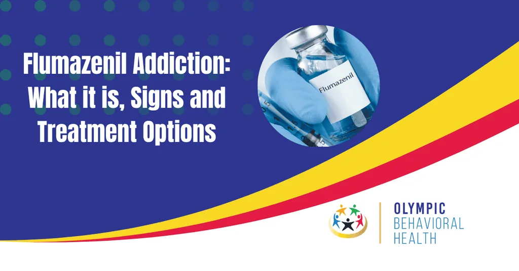 Featured image titled Flumazenil Addiction: What it is, Signs and Treatment Options with a gloved hand holding a vial