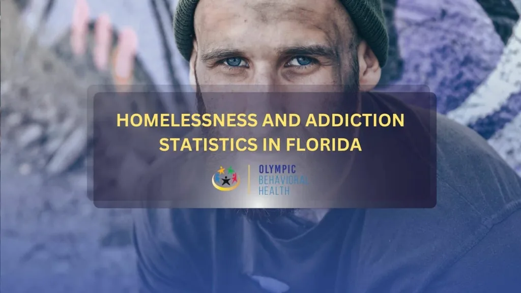 Featured image for Homelessness and Addiction Statistics in Florida, a close-up of a man in a knit cap