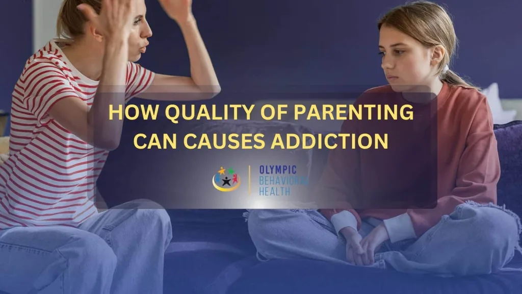 How Quality of Parenting Can Cause Addiction featured banner over a mother arguing with her teenage daughter