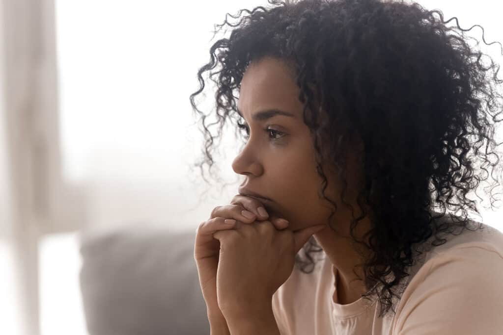 a woman deals with the effects of alcohol withdrawal