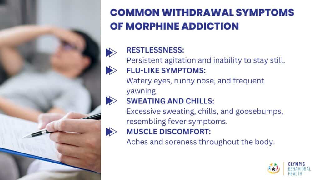 Common Withdrawal Symptoms of Morphine Addiction